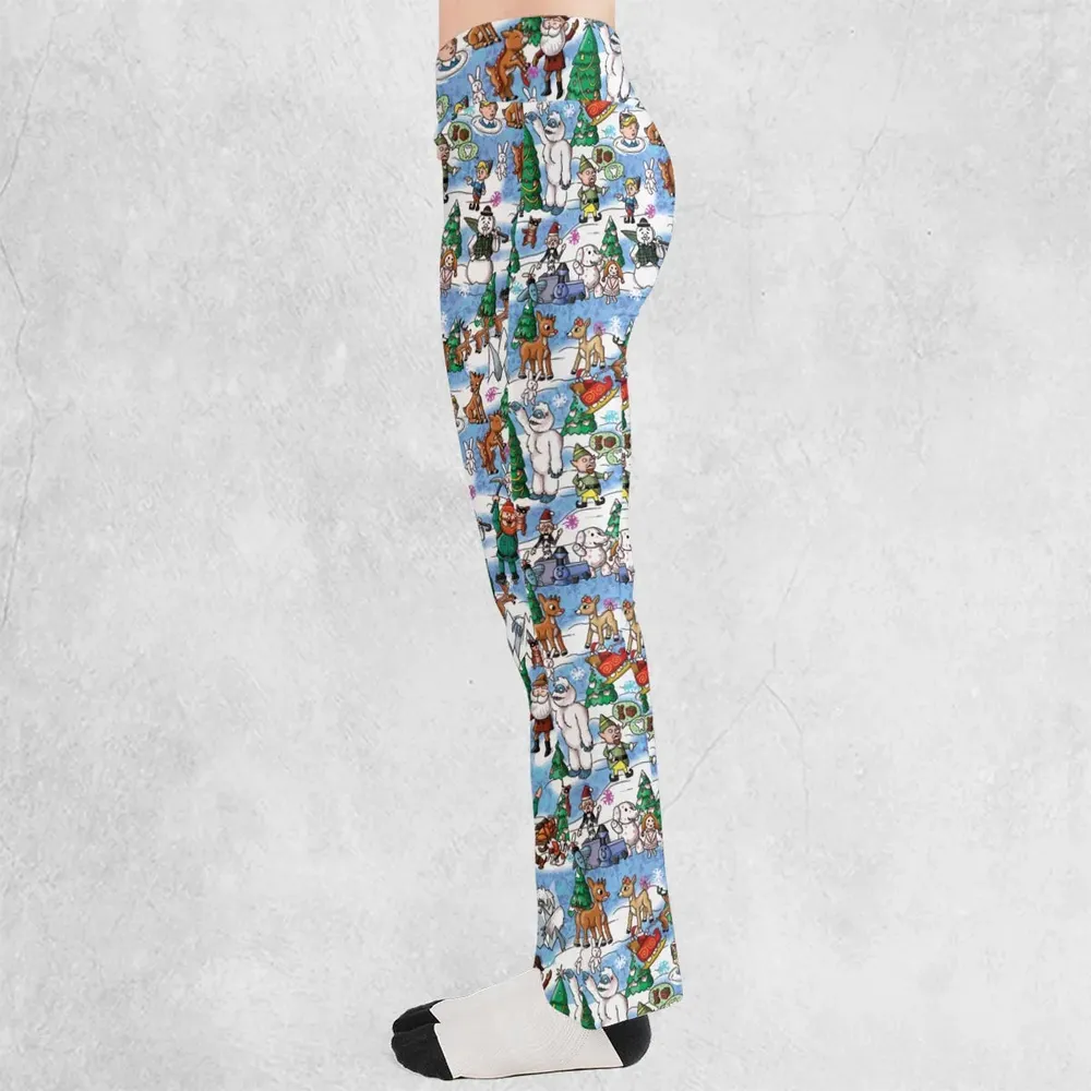 Snowland Rudolph the Red-Nosed Reindeer Flare Leggings - 3