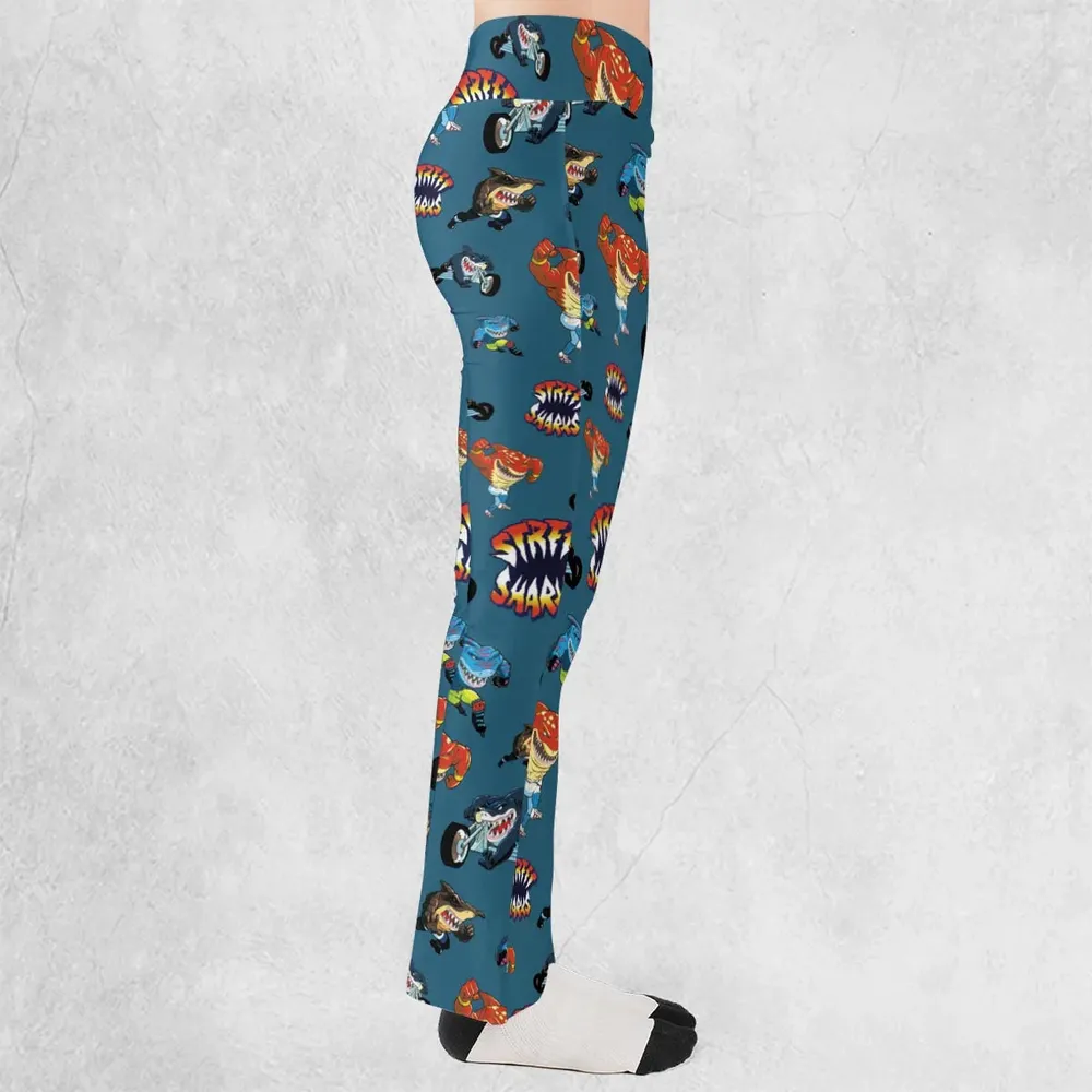 Ripster Slash Street Sharks Flare Leggings - 2