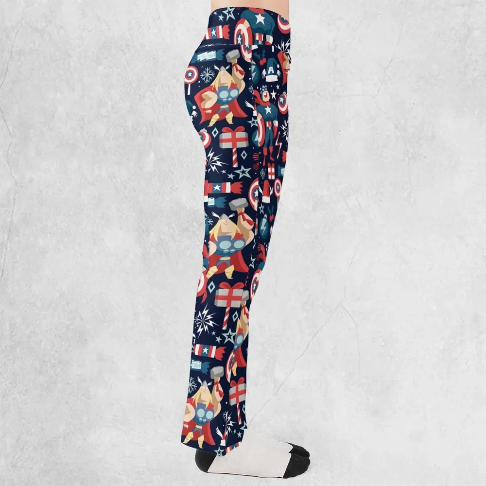 Marvelous Christmas Flare Leggings - 2
