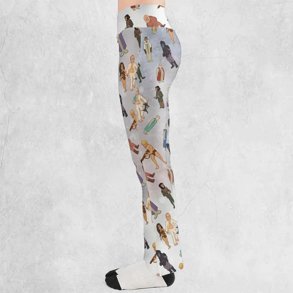 Planet of Apes Characters Flare Leggings - 3