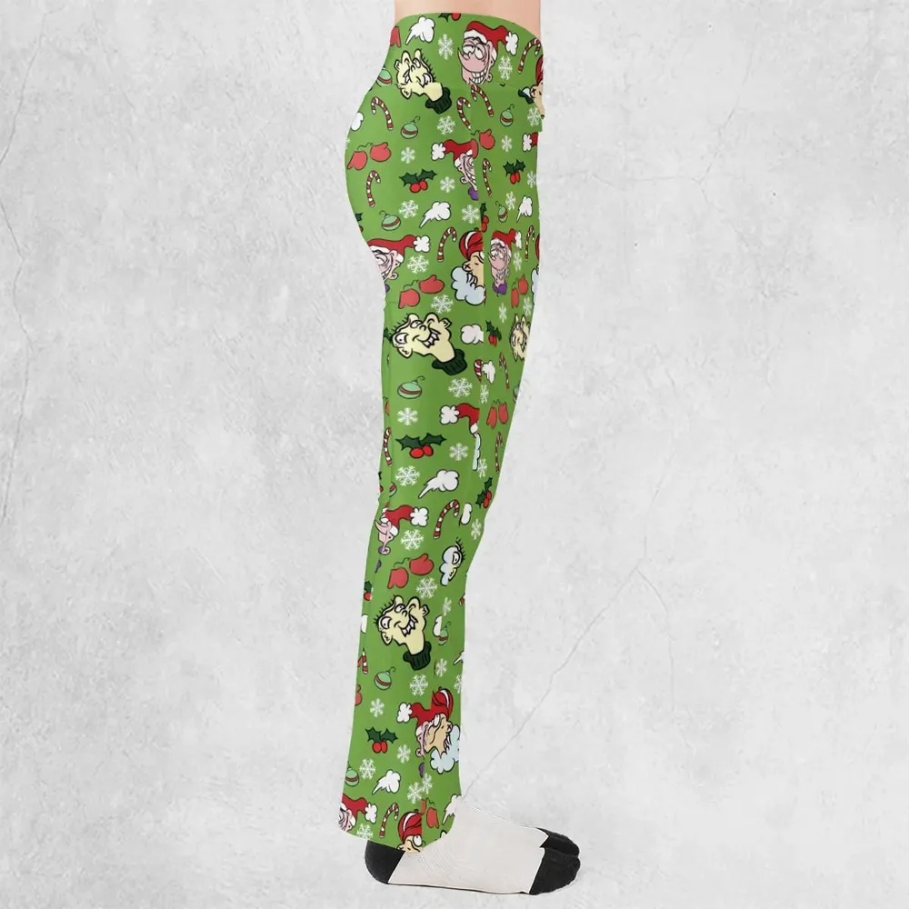 Holiday Mischief Ed Edd n Eddy Flare Leggings - 2