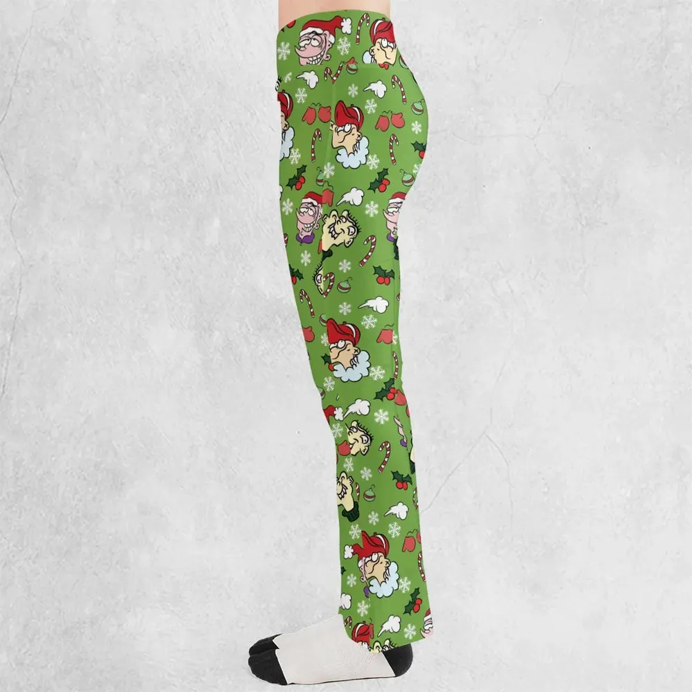 Holiday Mischief Ed Edd n Eddy Flare Leggings - 3