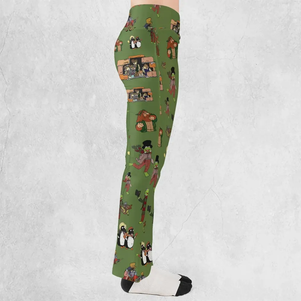The Muppet Christmas Carol Characters Flare Leggings - 2