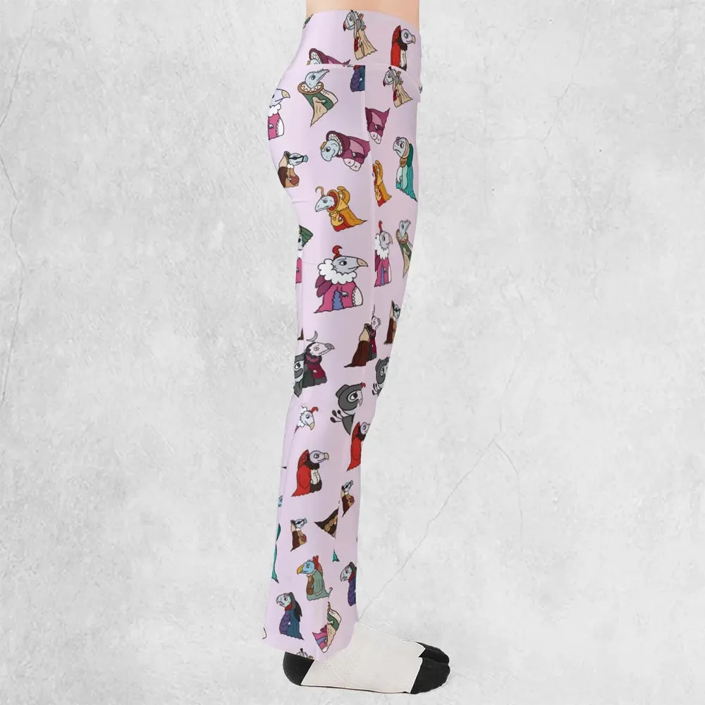 Cute Skeksis The Dark Crystal Flare Leggings - 2