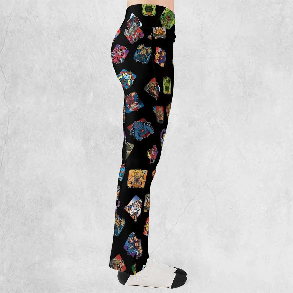 Retro Hero Masters of the Universe Flare Leggings - 2