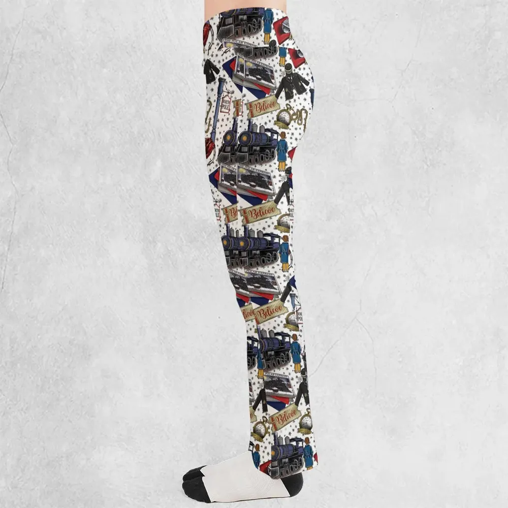 The Polar Express Christmas Movie Flare Leggings - 3