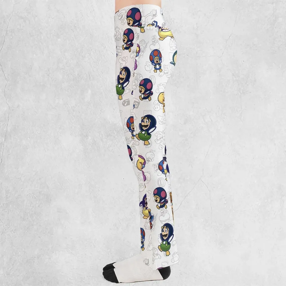 Penguin Party Super Mario Flare Leggings - 3