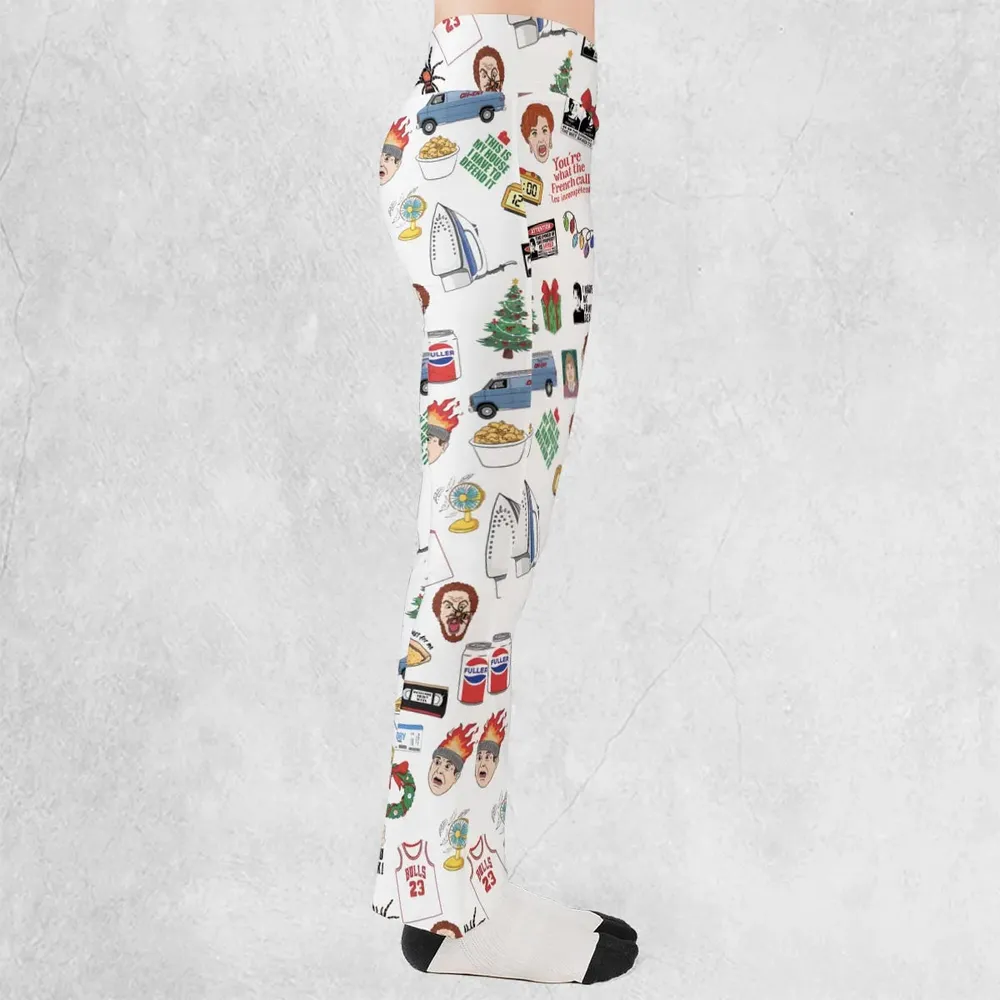 Holiday Pranks Home Alone Flare Leggings - 2