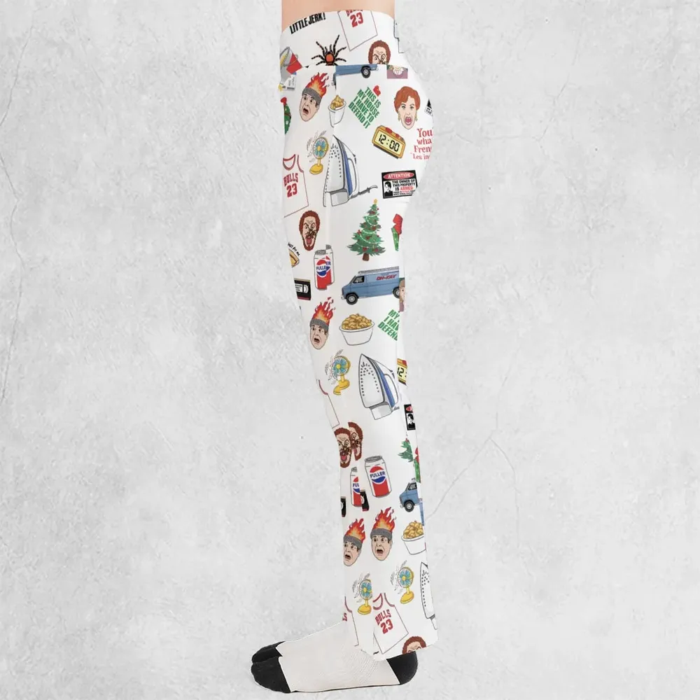 Holiday Pranks Home Alone Flare Leggings - 3