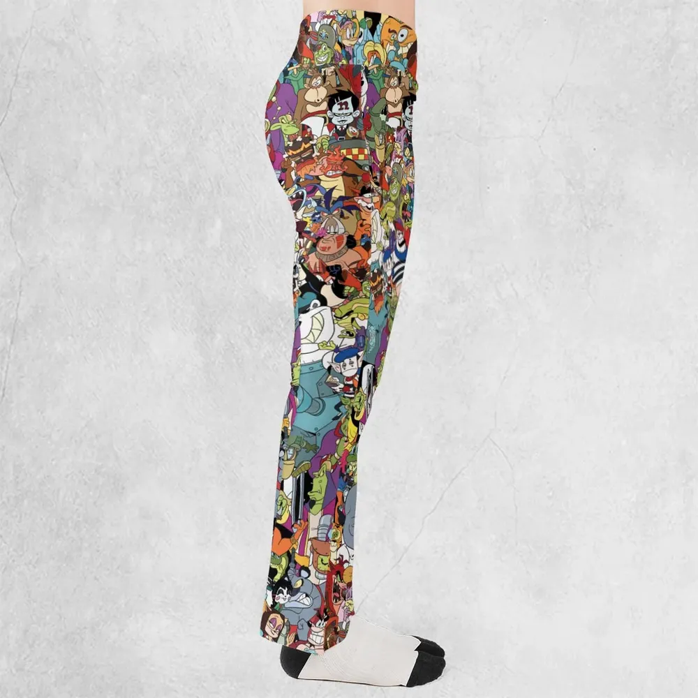 Retro Gamer Crash Bandicoot Flare Leggings - 2