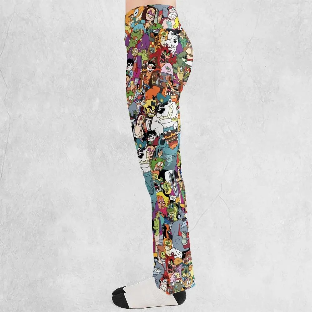 Retro Gamer Crash Bandicoot Flare Leggings - 3