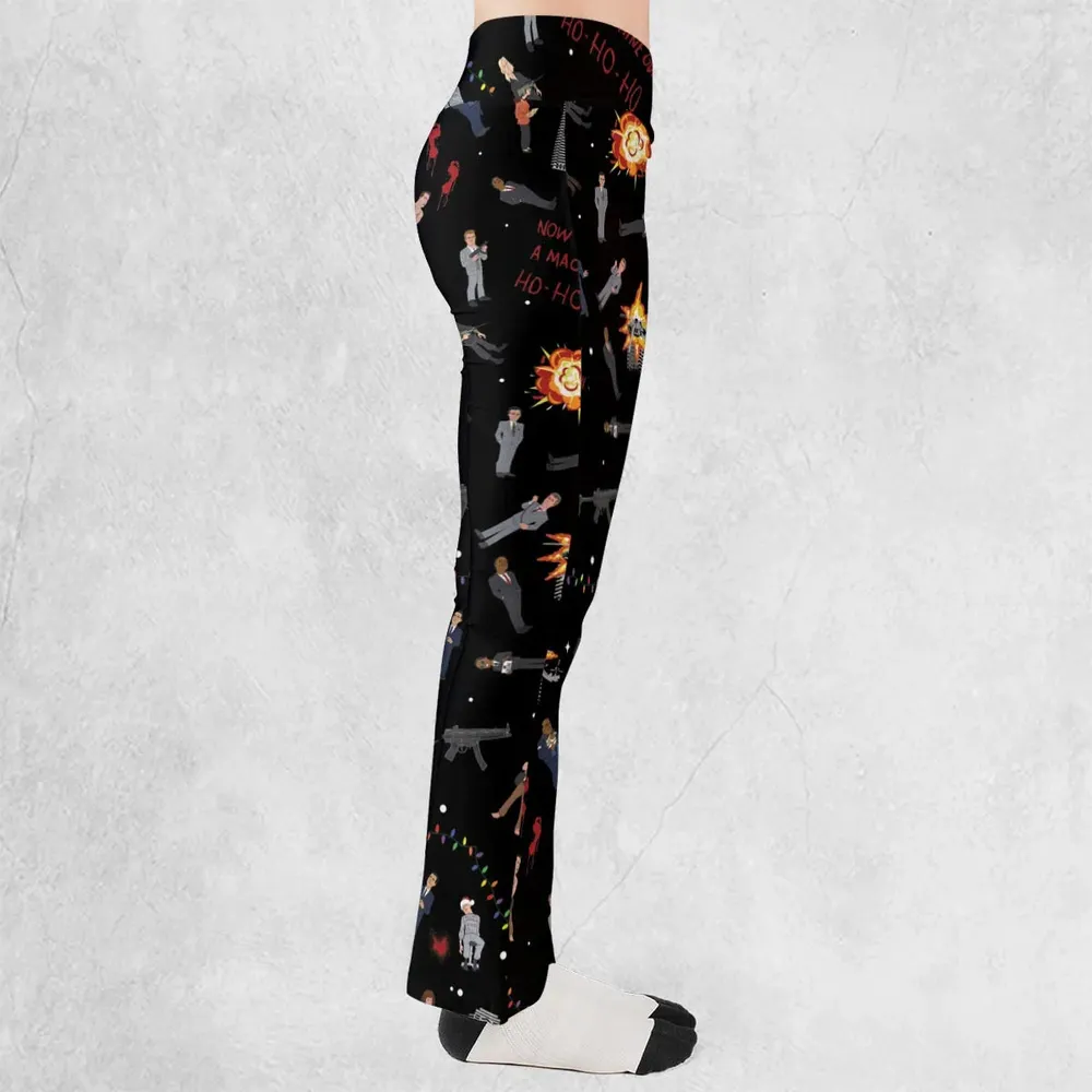 Die Hard Is My Favorite Christmas Movie Flare Leggings - 2