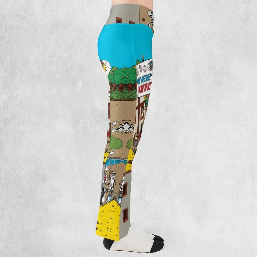 Where's Arthur Monty Python and the Holy Grail Flare Leggings - 2
