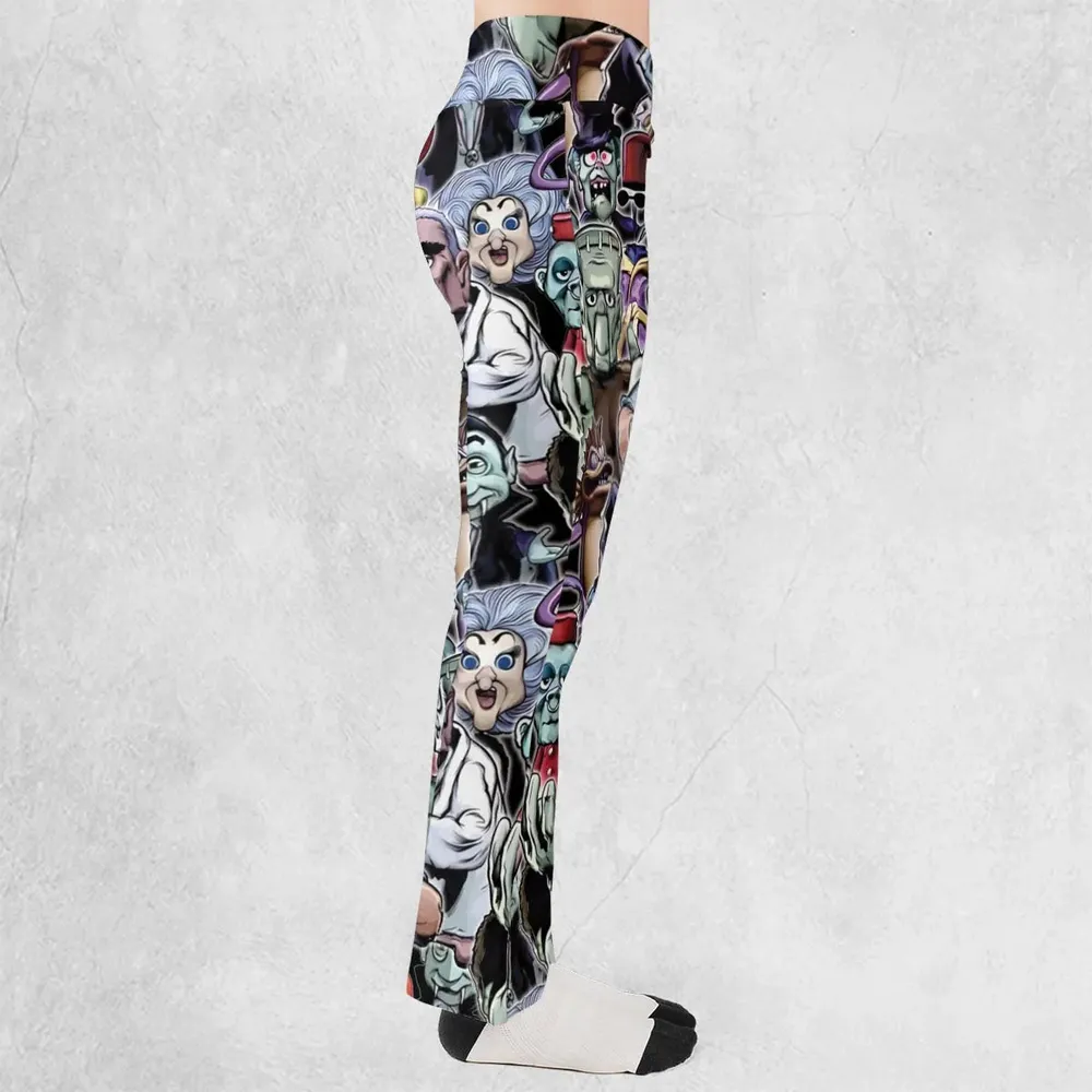 Party Like A Monster Mad Monster Party Flare Leggings - 2