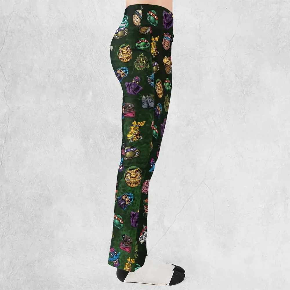 Good To Be Bad Guys Teenage Mutant Ninja Turtles Flare Leggings - 2