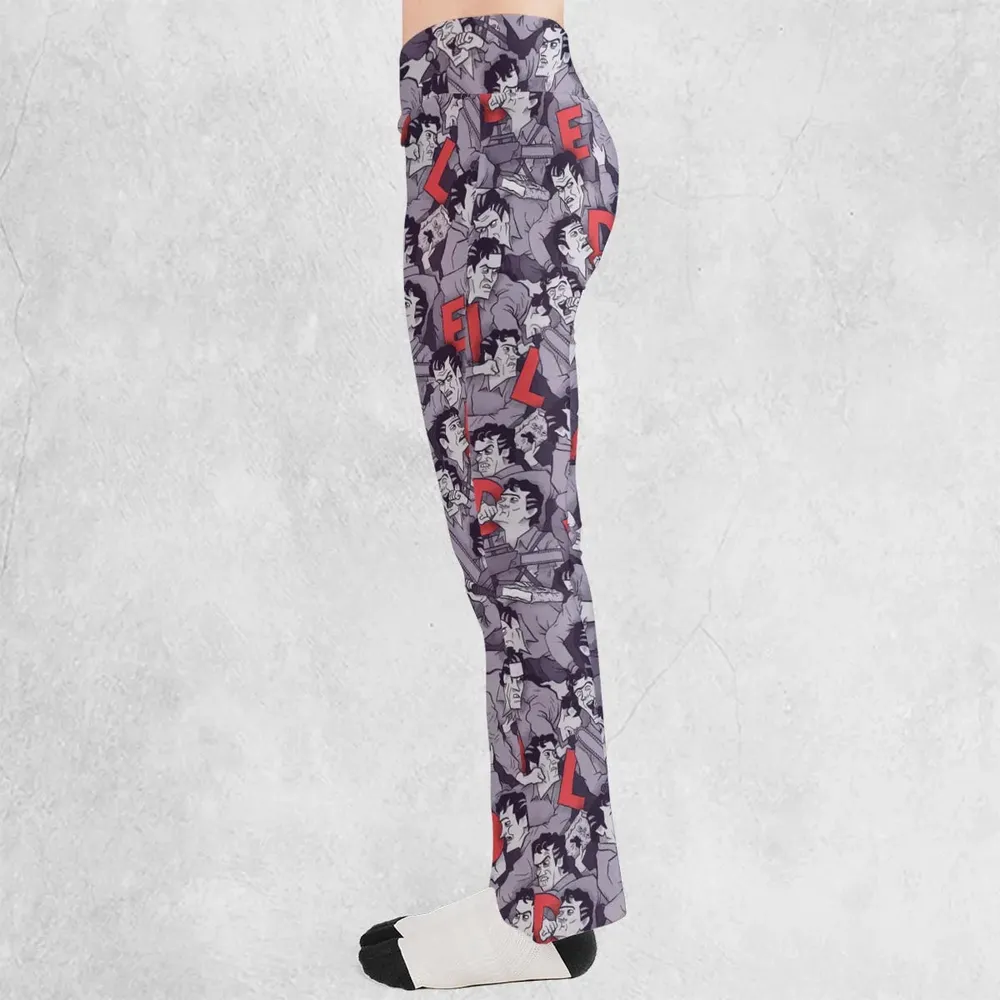 Chainsaw Evil Dead  Seamless Flare Leggings - 3