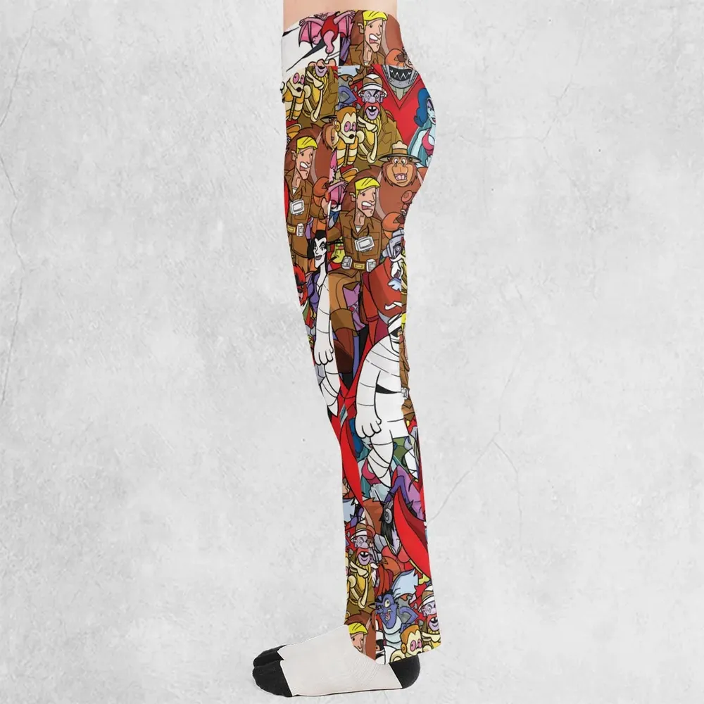 Ghostbusters Animated Series Characters Flare Leggings - 3