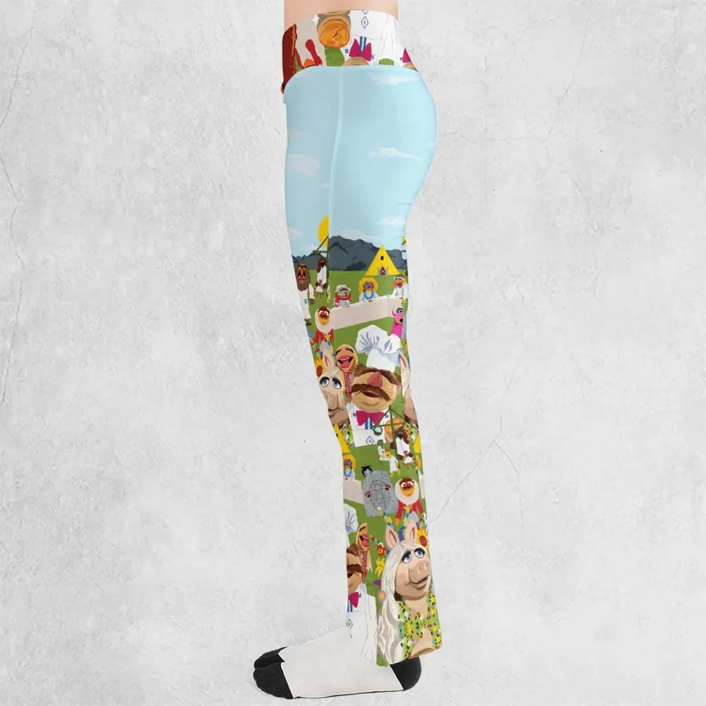MupSommar Midsommar and The Muppet Show Flare Leggings - 3