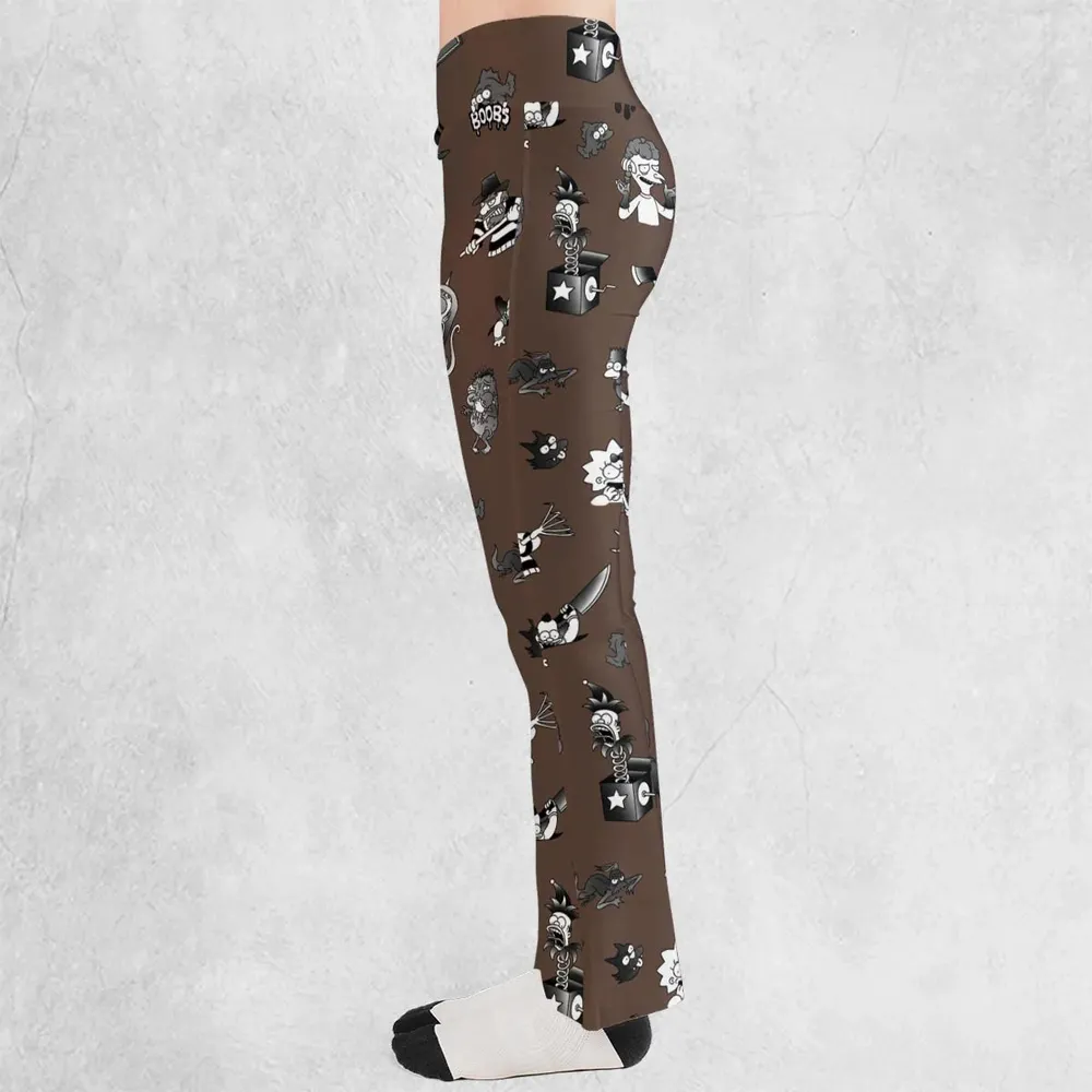 Treehouse of Horror The Simpsons Flare Leggings - 3