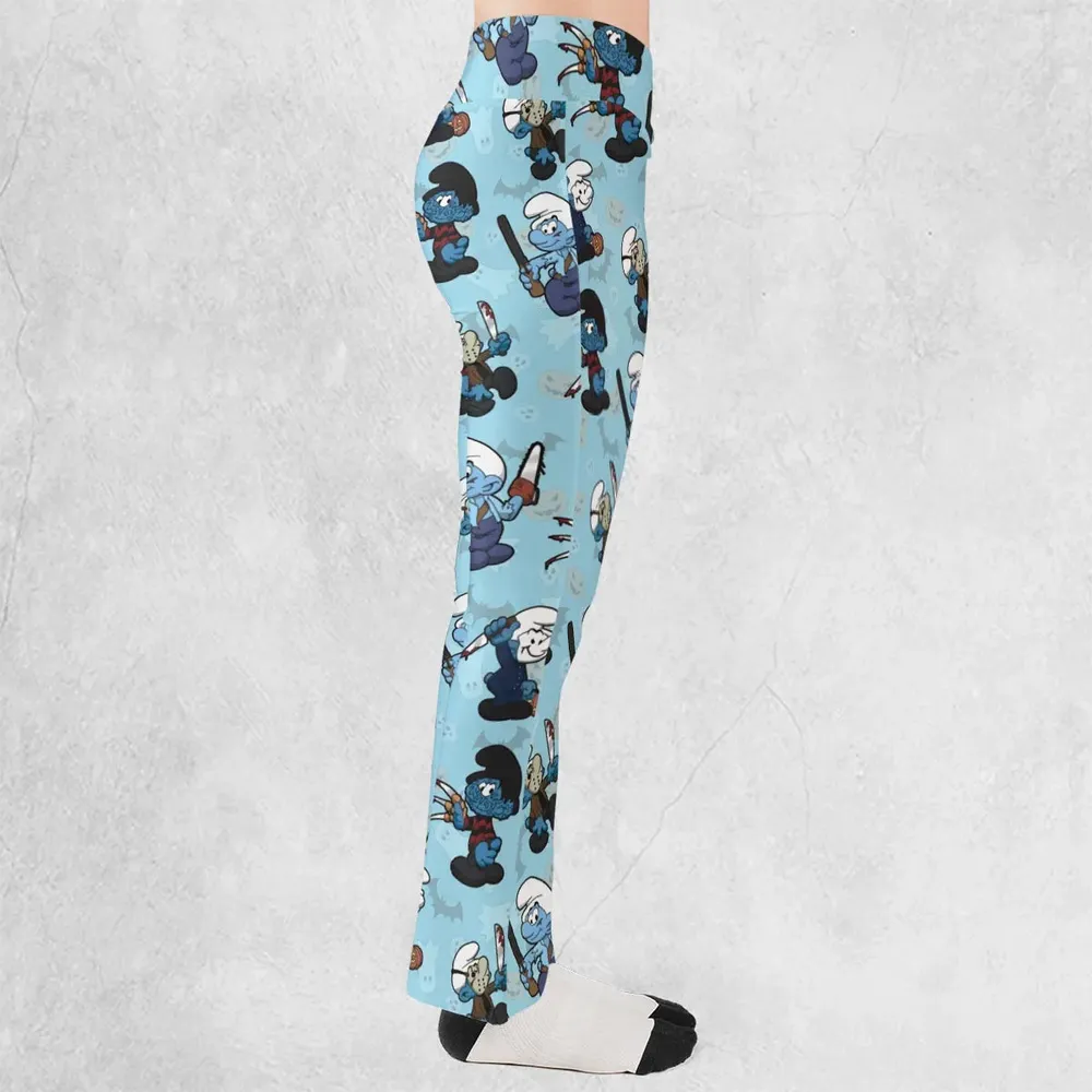 Horror Smurfs Flare Leggings - 2