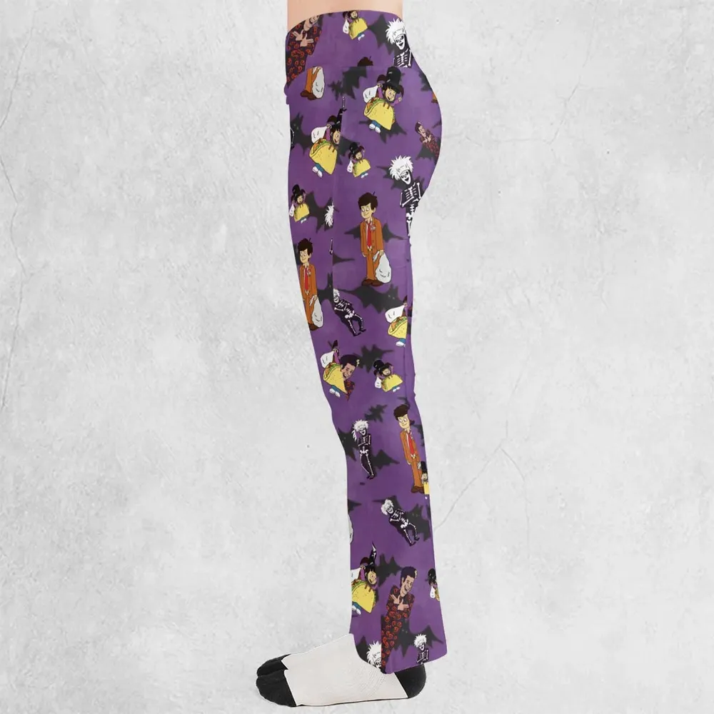 SNL David S. Pumpkins Animated Special Flare Leggings - 3