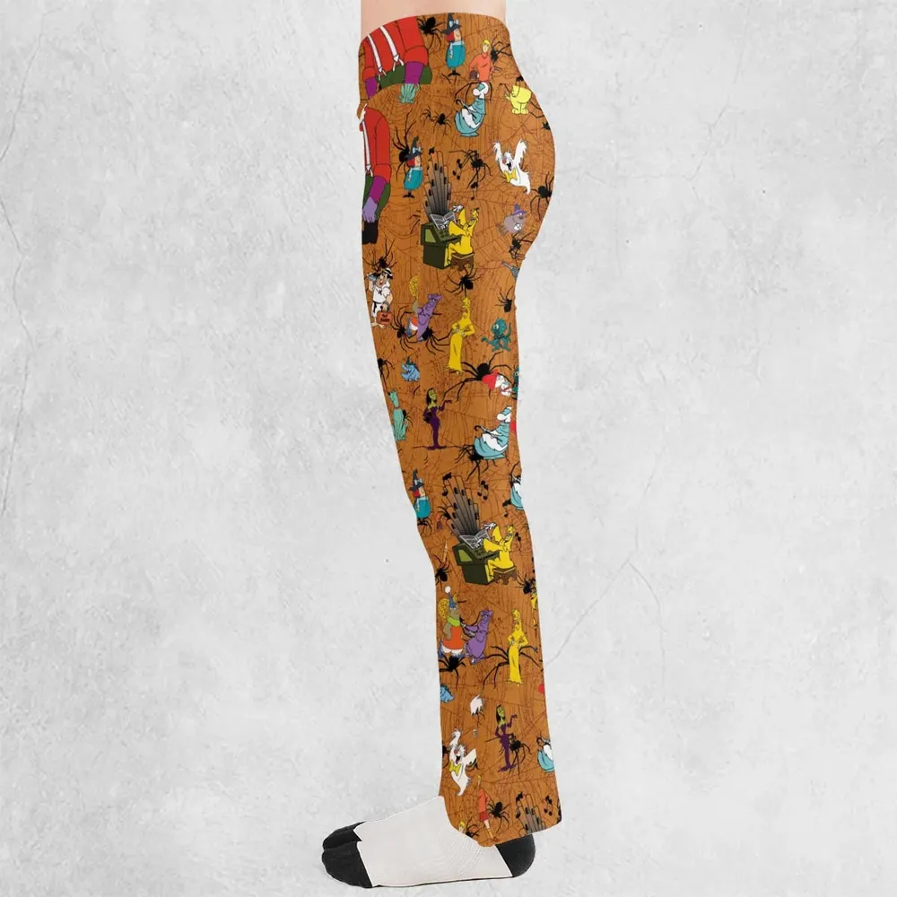 Halloween Party Flare Leggings - 3