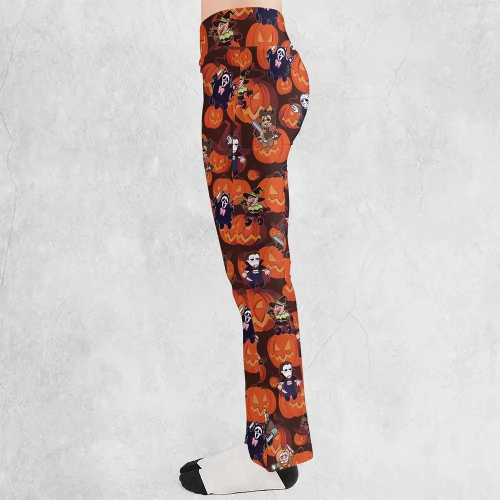 Halloween Slasher Flare Leggings - 3