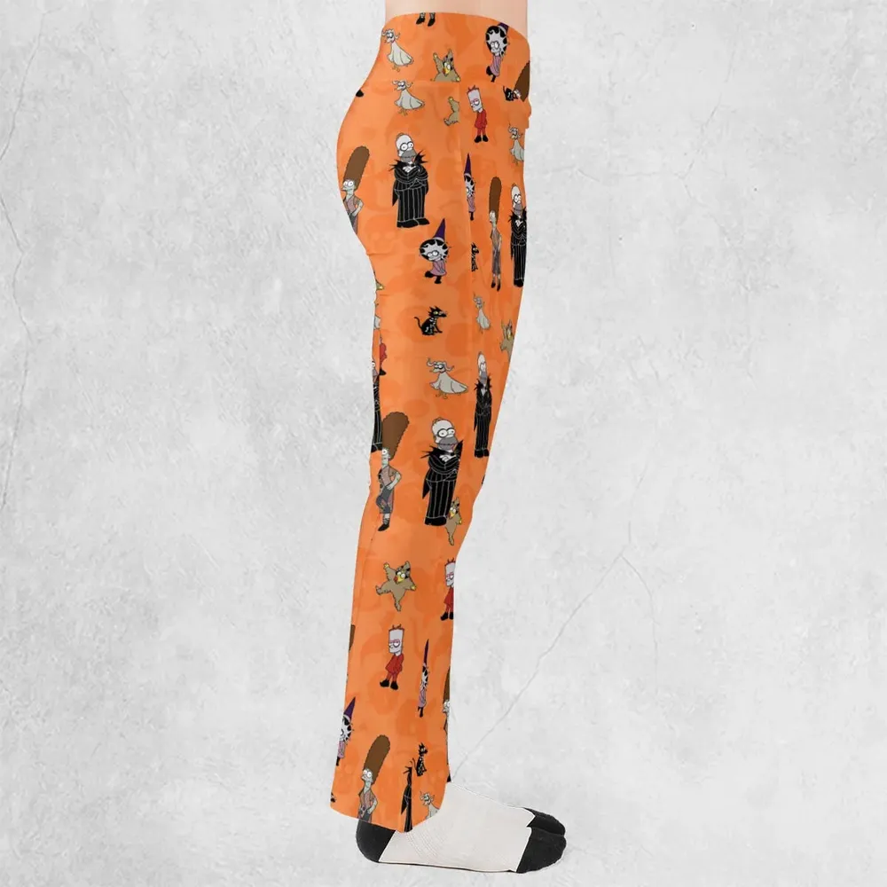 The Simpsons Halloween Flare Leggings - 2