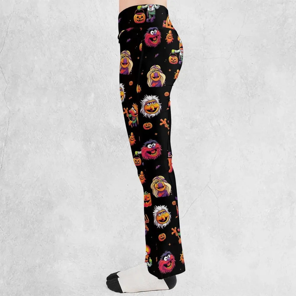 Halloween Muppets Flare Leggings - 3