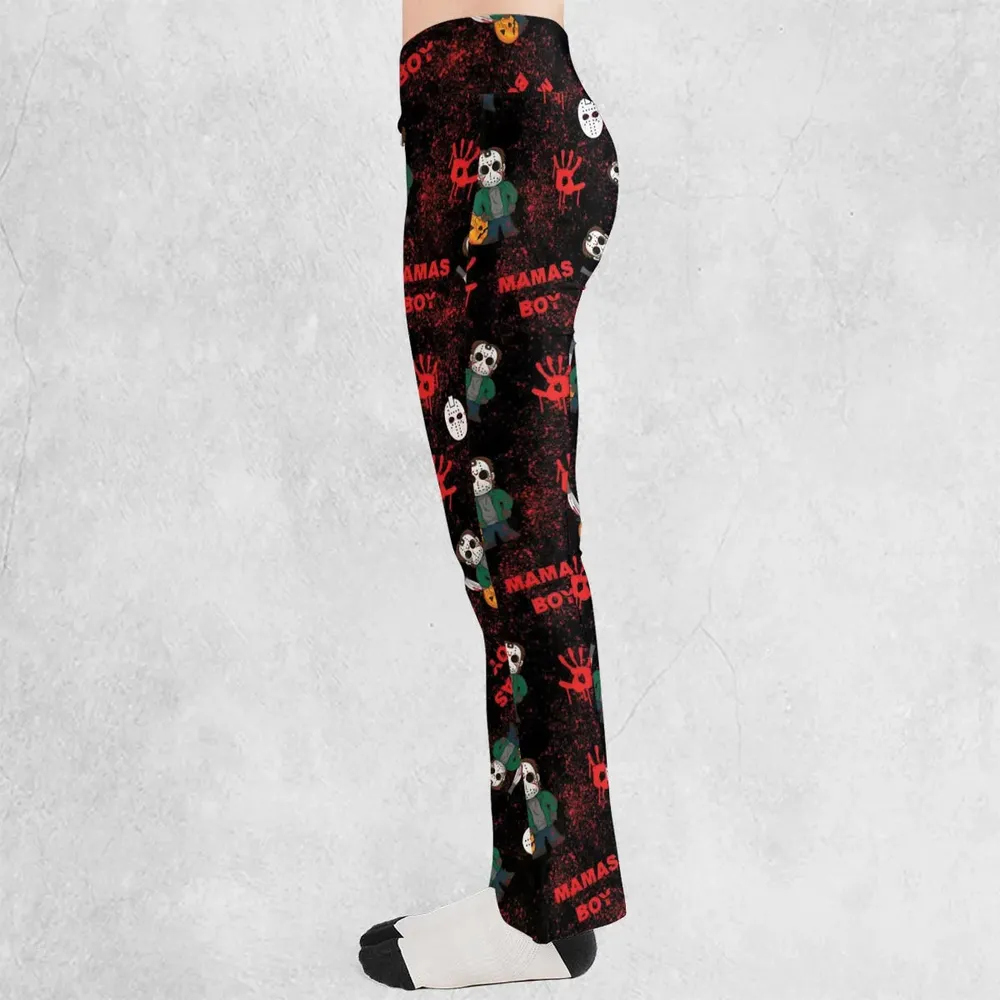 Mamas Boy Friday the 13th Flare Leggings - 3