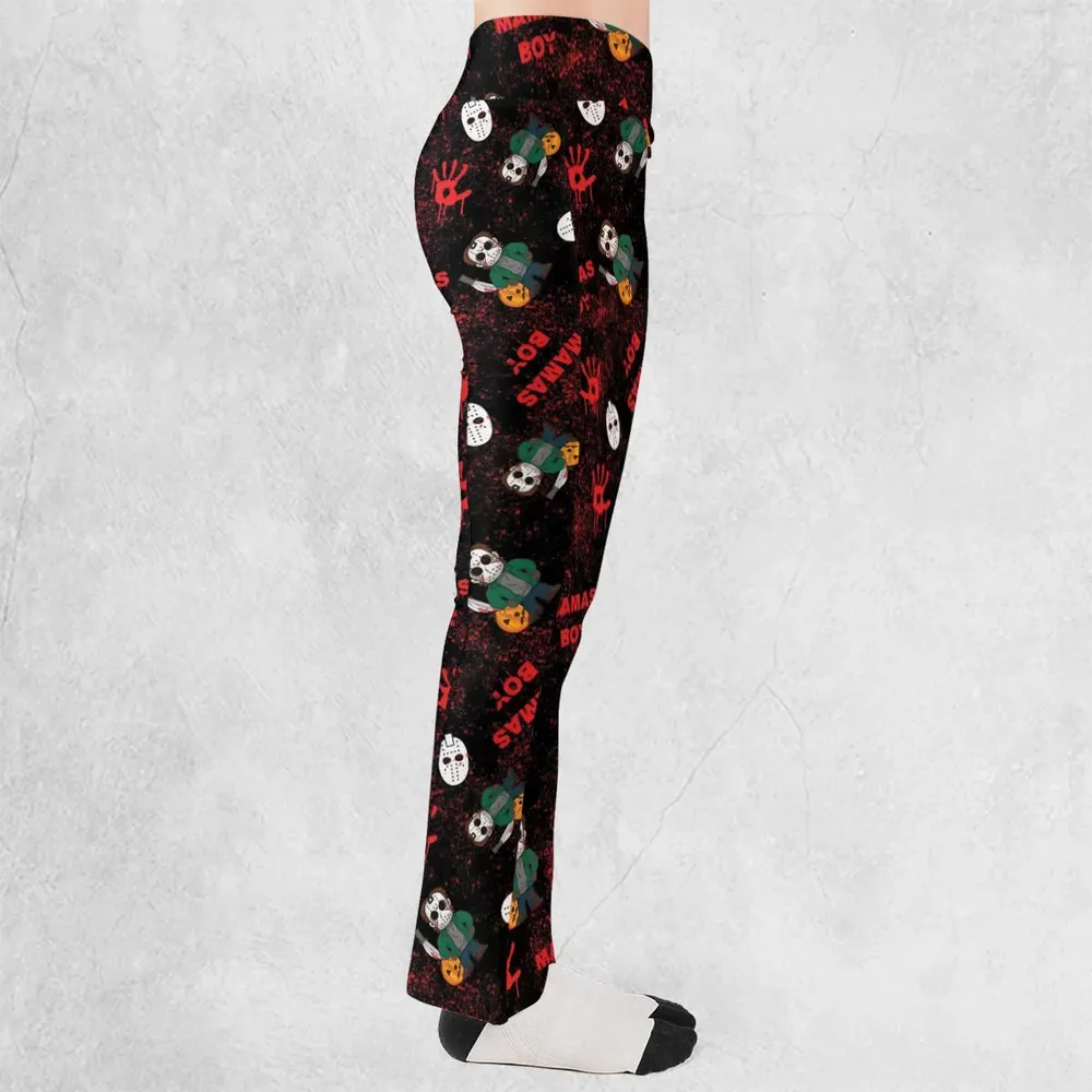 Mamas Boy Friday the 13th Flare Leggings - 2