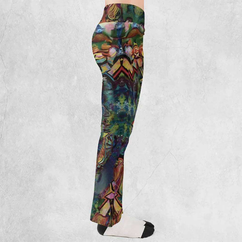 Trippy Sora Kingdom Hearts Flare Leggings - 2