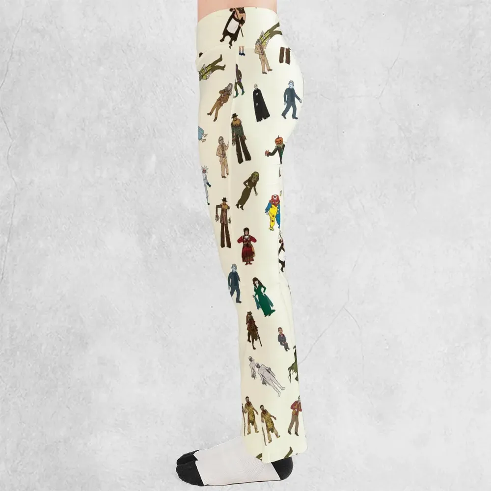 Monster Characters from Goosebumps Flare Leggings - 3