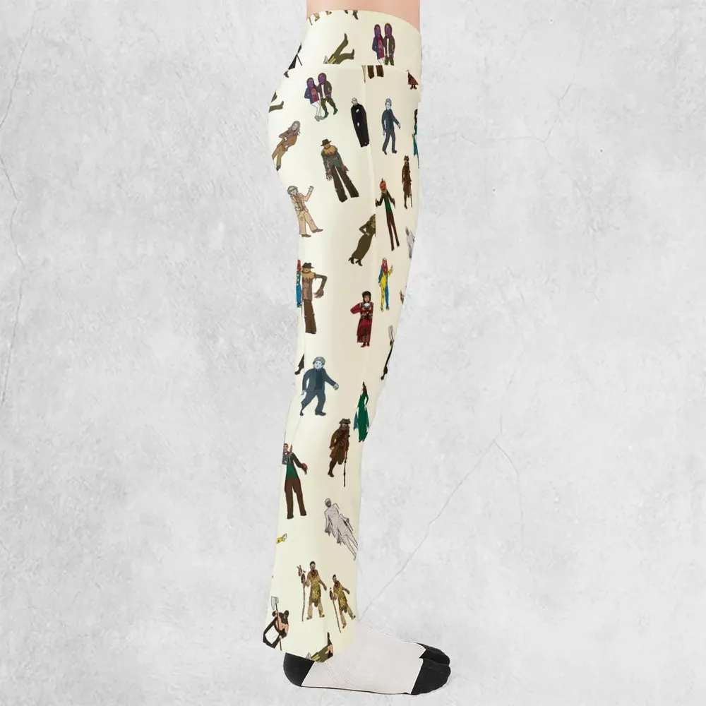 Monster Characters from Goosebumps Flare Leggings - 2