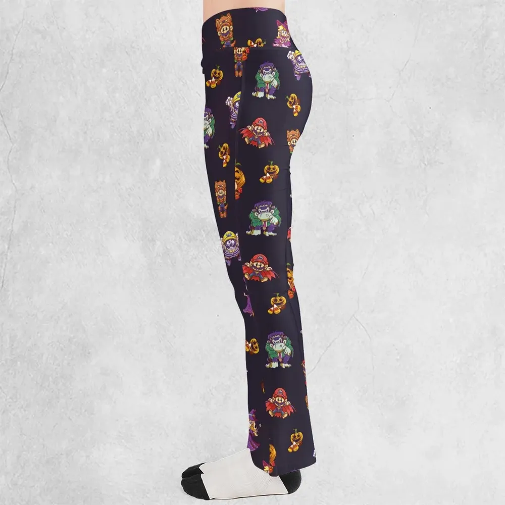 Gaming Ghosts Flare Leggings - 3