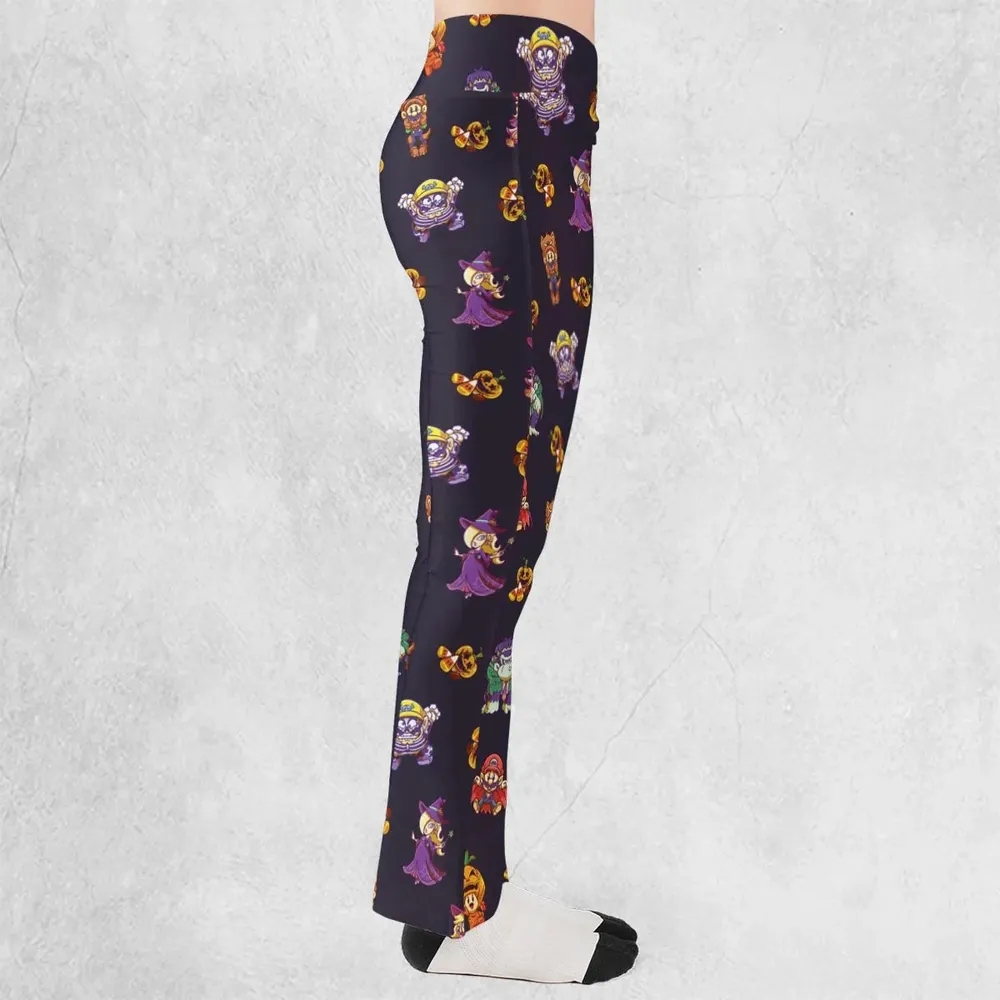 Gaming Ghosts Flare Leggings - 2