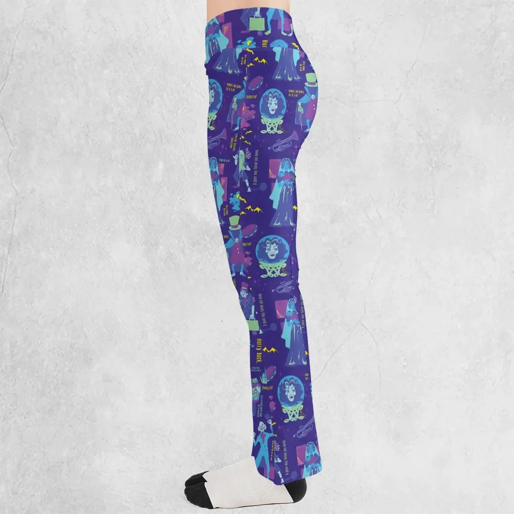 Happy Haunts Journal Haunted Mansion Flare Leggings - 3