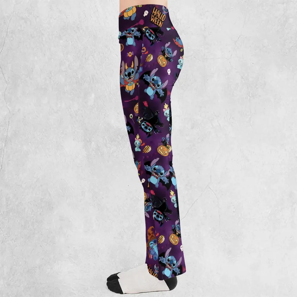 Spooky Stitch Flare Leggings - 3