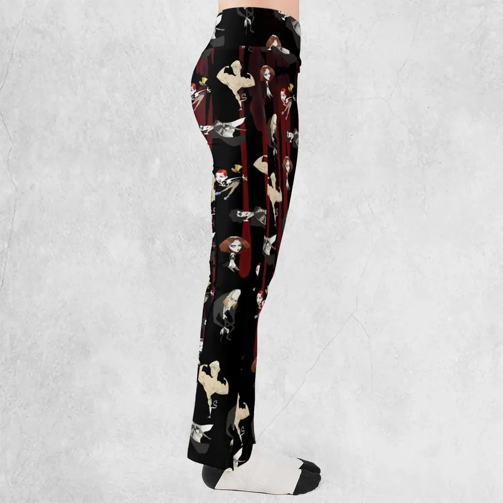 The Rocky Horror Picture Show Characters Flare Leggings - 2
