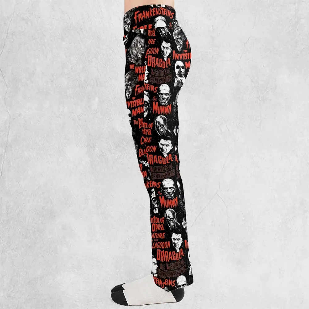 Monster Tiles Flare Leggings - 3