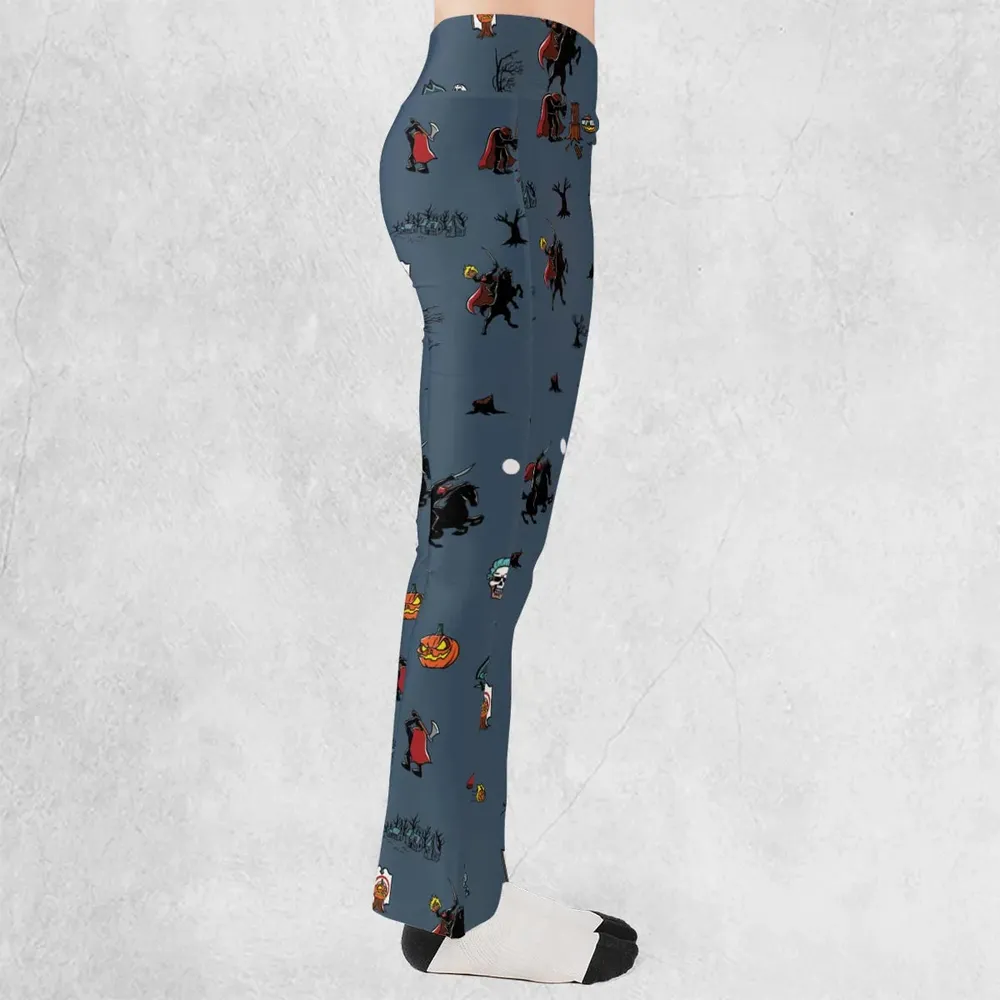 Headless Horseman Ichabod and Mr. Toad Flare Leggings - 2