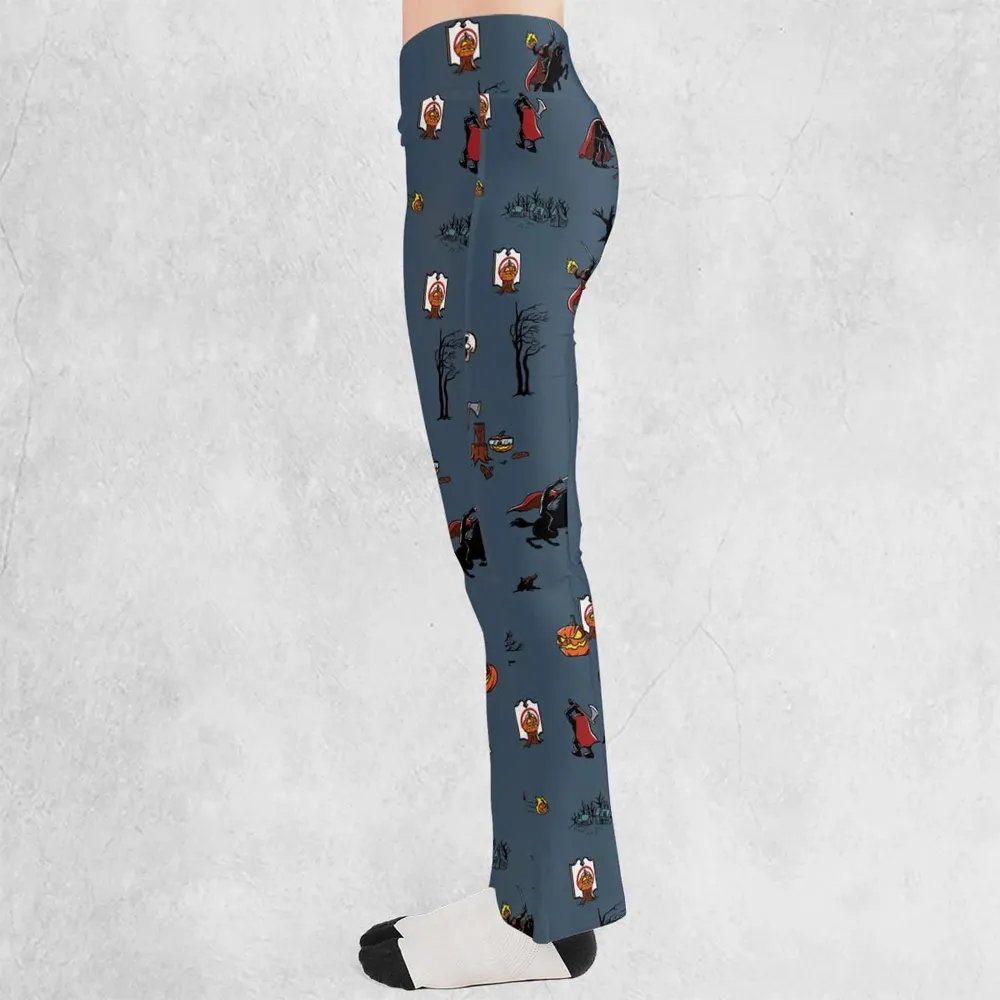 Headless Horseman Ichabod and Mr. Toad Flare Leggings - 3