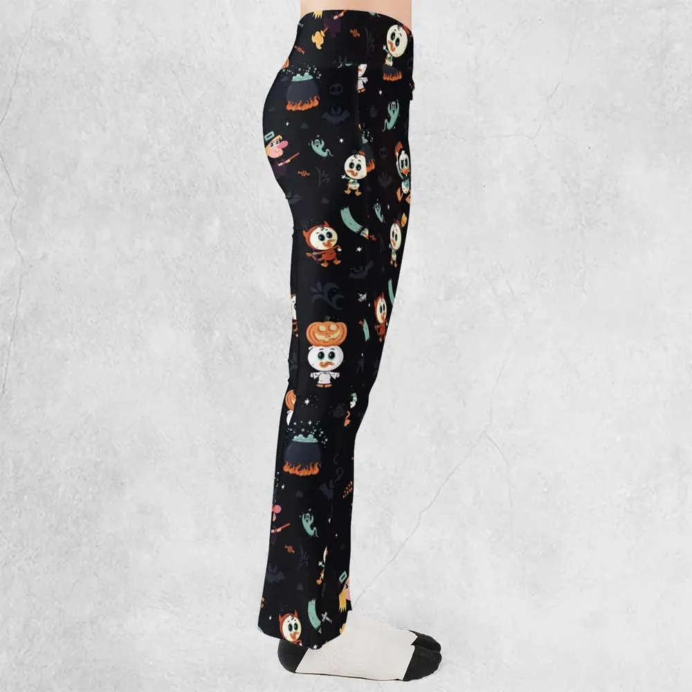 Quacky Halloween DuckTales Flare Leggings - 2