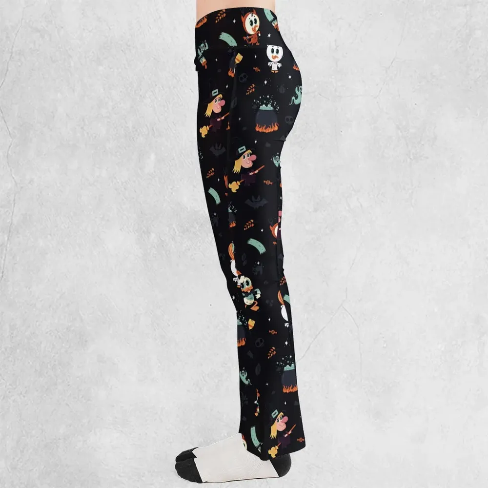 Quacky Halloween DuckTales Flare Leggings - 3