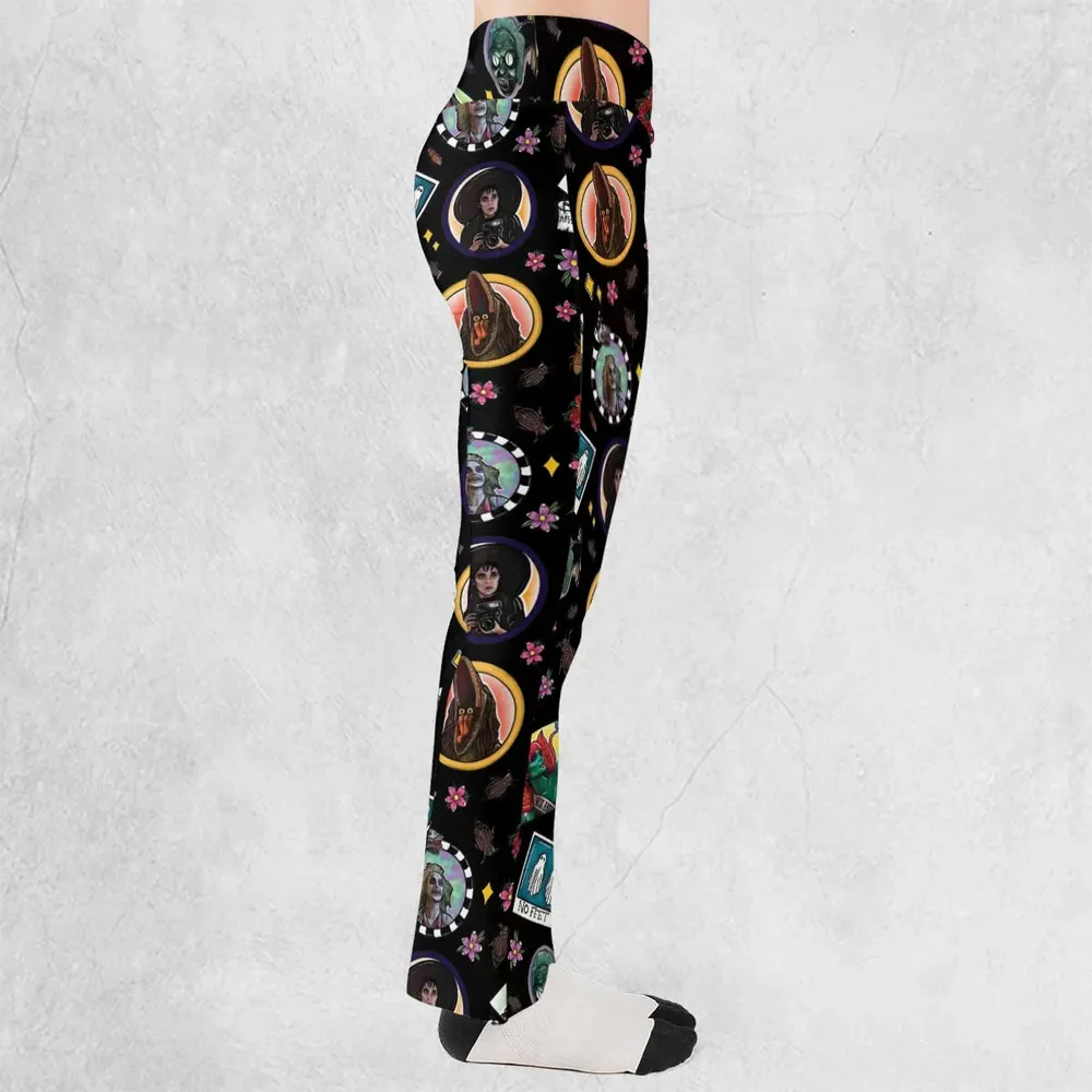 Showtime Beetlejuice Themed Flare Leggings - 2