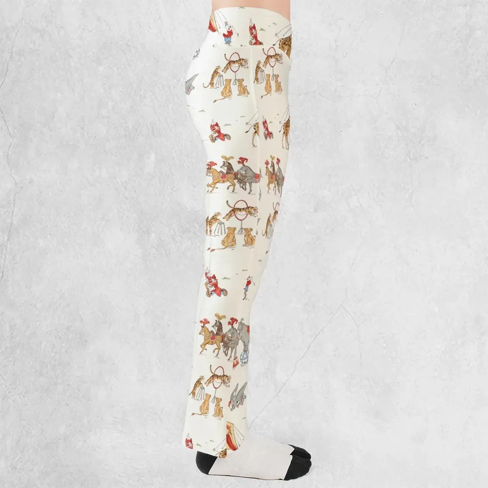 Nostalgic Circus Dumbo Flare Leggings - 2