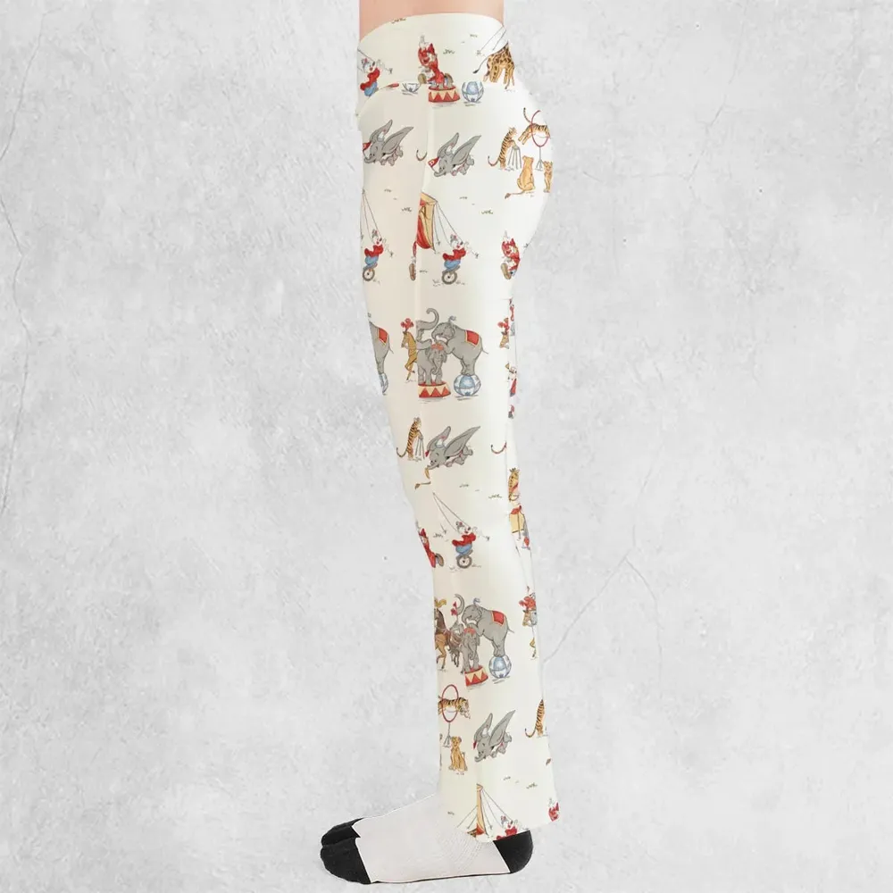 Nostalgic Circus Dumbo Flare Leggings - 3
