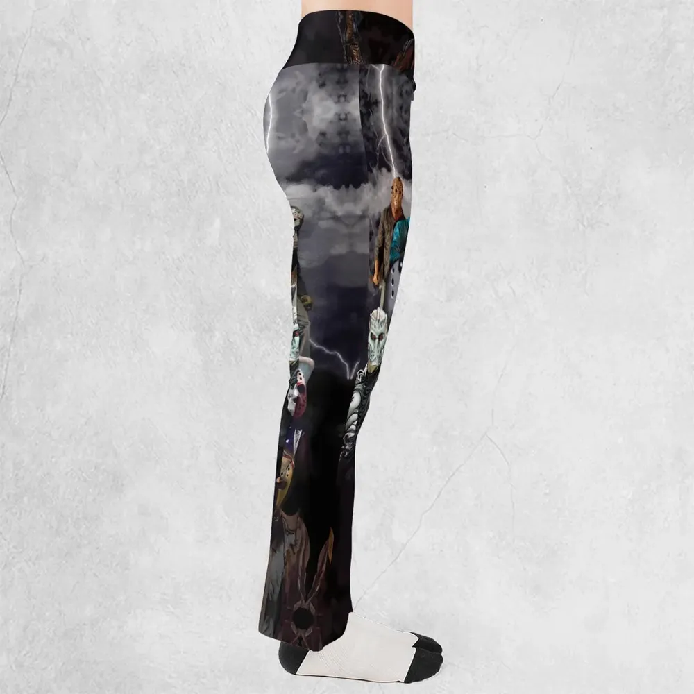Jason Voorhees Evolution Flare Leggings - 2