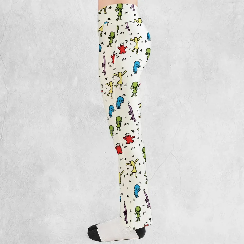 Emotions Pop Inside Out Haring Flare Leggings - 3