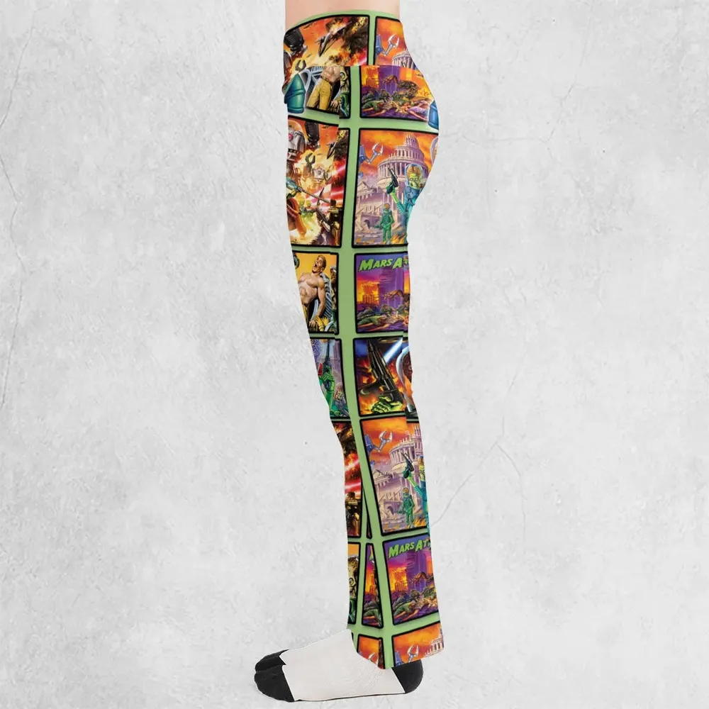 Ack! Ack! Ack! Mars Attacks Flare Leggings - 3